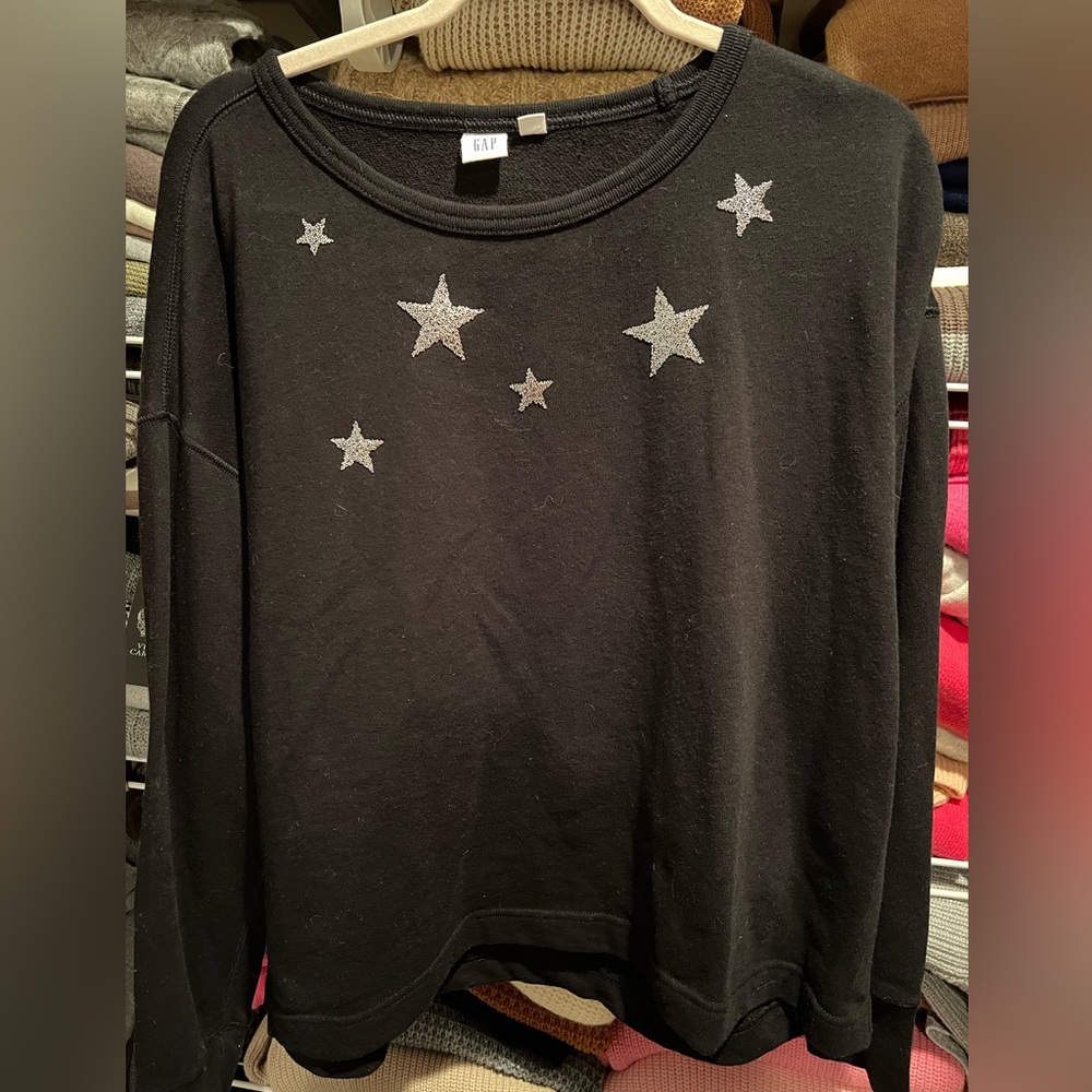 Gap Sweatshirt Silver Stars